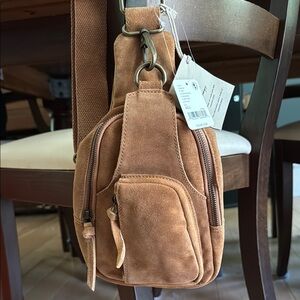 Free people Hudson suede sling Bag